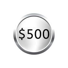 Load image into Gallery viewer, $500 graphic for monthly silver subscription. Start stacking 10oz Asahi Mint silver bars in Canada.