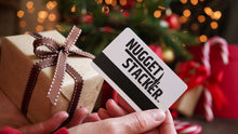 Load image into Gallery viewer, Nugget Stacker Christmas Gift Card for Gold & Silver | Secure Precious Metals Gift