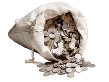 Load image into Gallery viewer, Bag of Canadian 80% pure silver circulation coins, ideal for silver holdings, investment, and collecting.