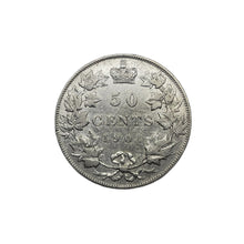 Load image into Gallery viewer, 1901 Silver Canada 50 Cent, VF30 Condition Cleaning. D-252
