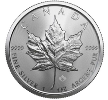Load image into Gallery viewer, 1 oz 2026 Canadian Maple Leaf Silver Coin .9999 - Royal Canadian Mint Nugget Stacker
