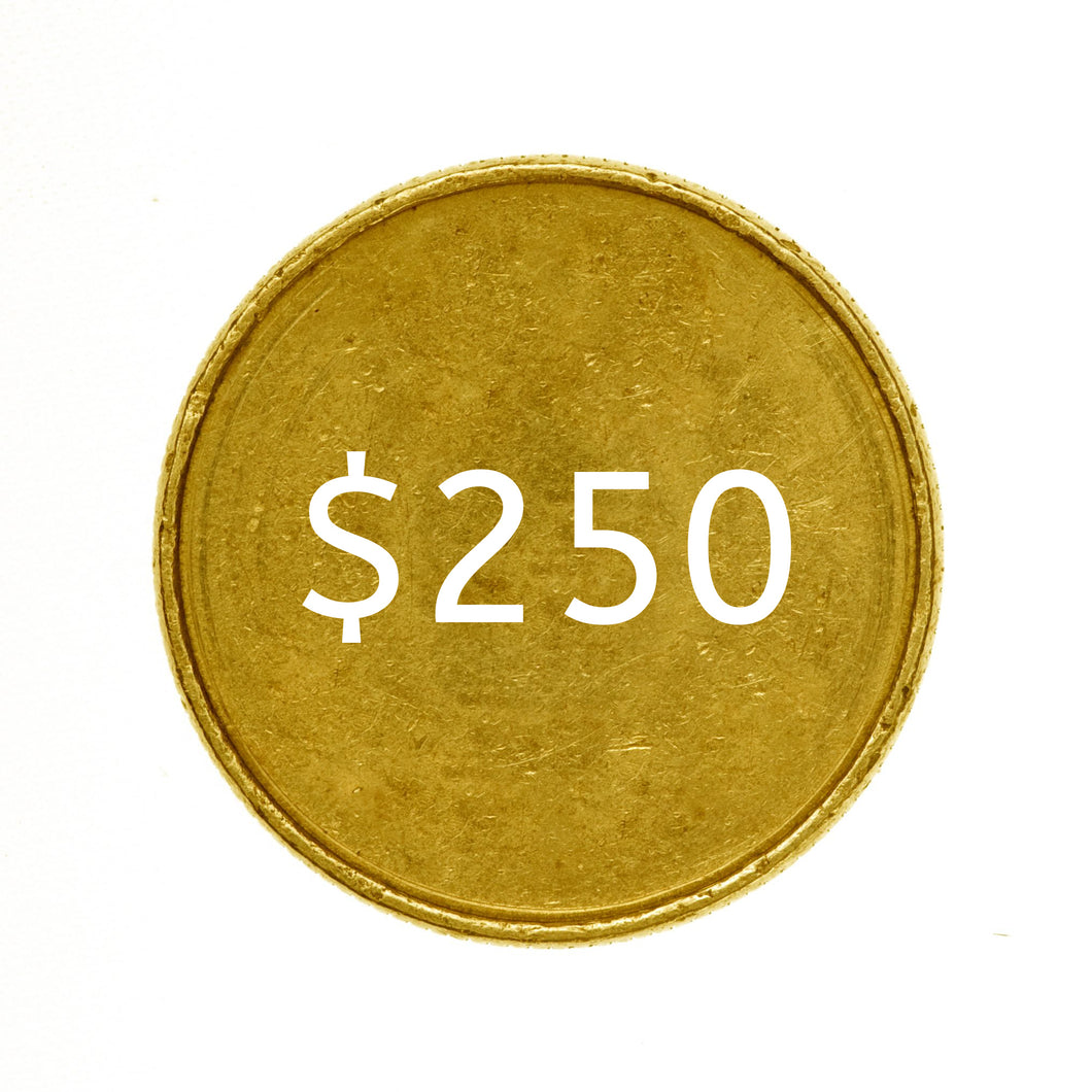 The $250 option to buy gold each month with the Gold nugget subscription.