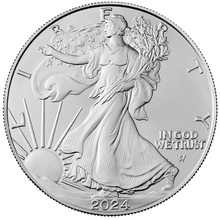 Load image into Gallery viewer, 2024 &amp; 2025 1 oz Silver American Eagle Coin - 20 Coin Tube
