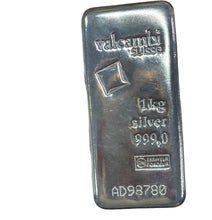 Load image into Gallery viewer, Assorted Mint Silver Kilo Bars - TD Bank - JBR - Valcambi - .999 Silver
