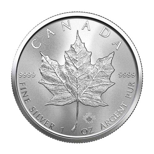 Canadian Maple Leaf Silver Coin 1 oz (Select Years) Royal Canadian Mint